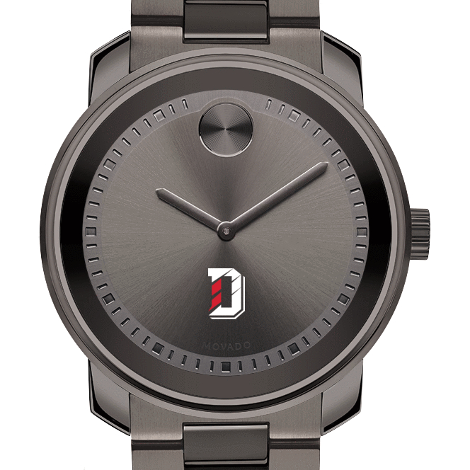 Davidson College Men's Movado BOLD Gunmetal Grey