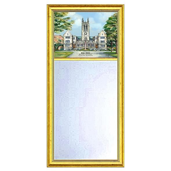 Boston College Eglomise Mirror with Gold Frame