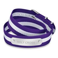 Holy Cross Double Wrap NATO ID Bracelet