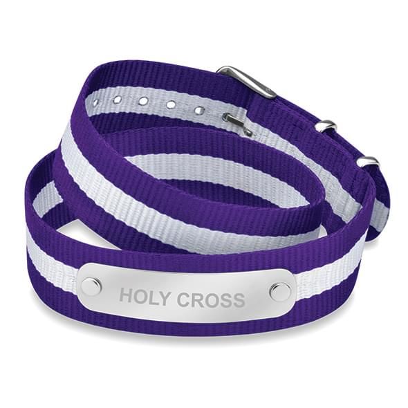 Holy Cross Double Wrap NATO ID Bracelet - Image 1