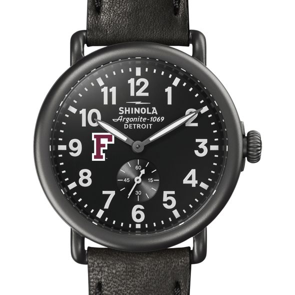 Fordham Shinola Watch, The Runwell 41mm Black Dial - Image 1