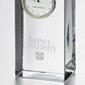 DePaul Tall Glass Desk Clock by Simon Pearce - Image 2