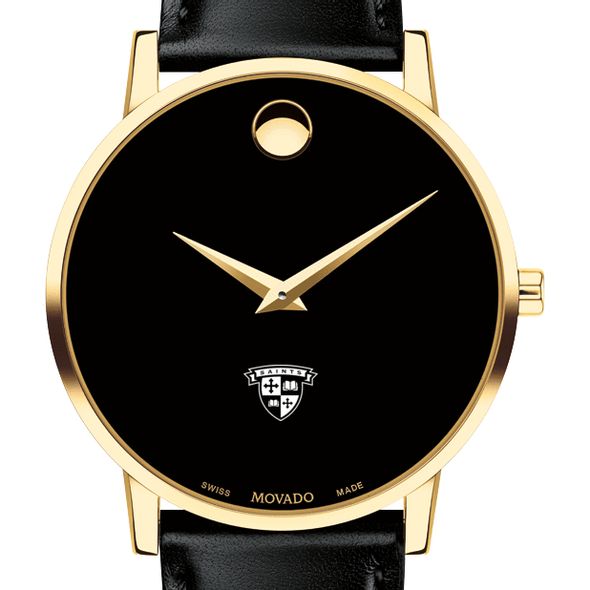 St. Lawrence Men's Movado Gold Museum Classic Leather - Image 1