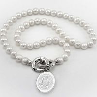 UC Irvine Pearl Necklace with Sterling Silver Charm