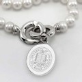 UC Irvine Pearl Necklace with Sterling Silver Charm - Image 2