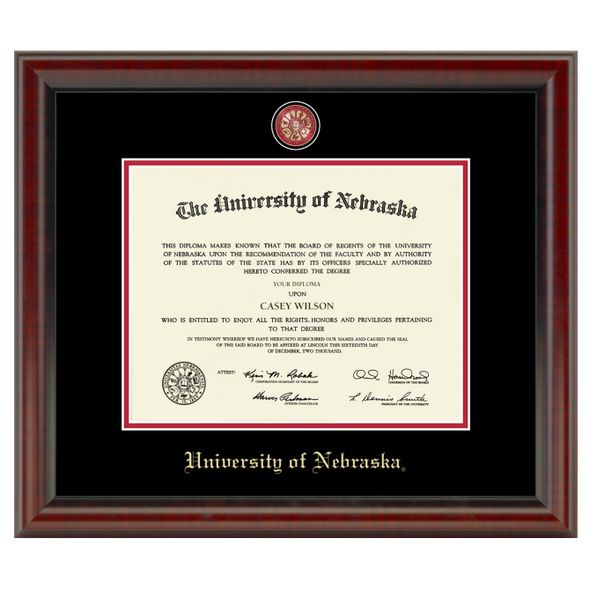 Nebraska Diploma Frame - Masterpiece - Image 1