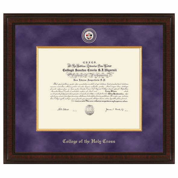 Holy Cross Excelsior Diploma Frame - Image 1
