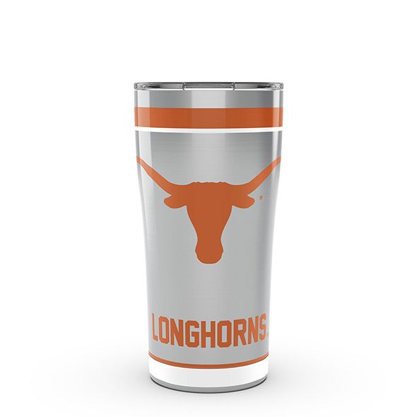 Texas Longhorns 20 oz. Stainless Steel Tervis Tumblers with Hammer Lids - Set of 2 - Image 1