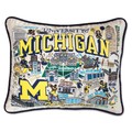 Michigan Embroidered Pillow - Image 1