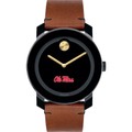University of Mississippi Men's Movado BOLD with Brown Leather Strap - Image 2