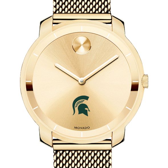 Michigan State University Women's Movado Gold Bold 36