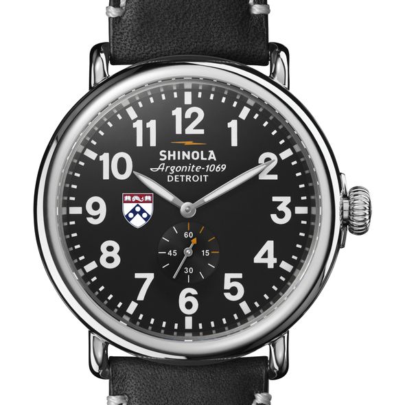 Penn Shinola Watch, The Runwell 47mm Black Dial - Image 1