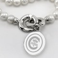 Clemson Pearl Necklace with Sterling Silver Charm - Image 2