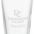 Davidson College 16 oz Pint Glass- Set of 4 - Image 3