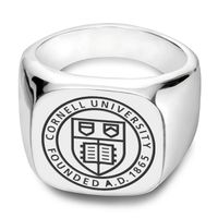 Cornell Sterling Silver Square Cushion Ring