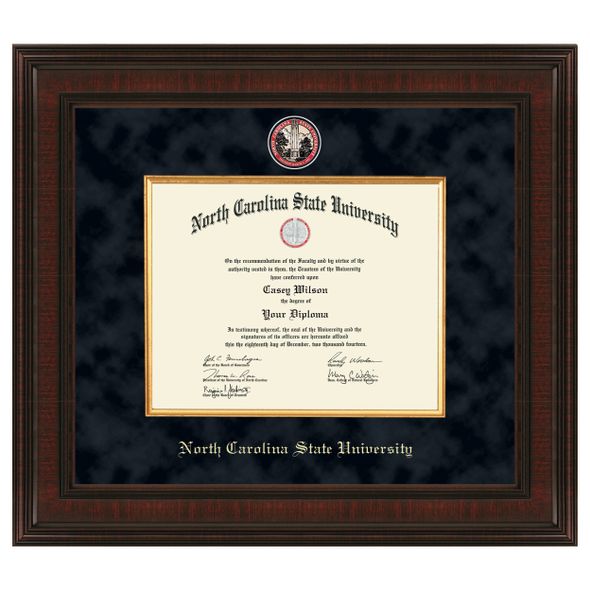NC State Excelsior Diploma Frame - Image 1