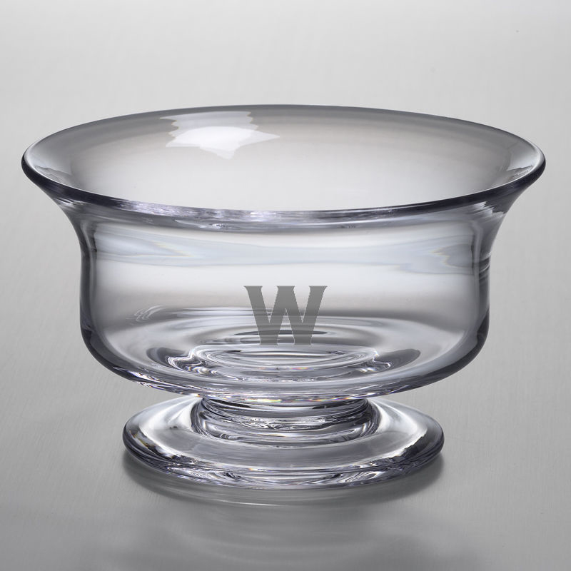 Williams College Medium Glass Revere Bowl by Simon Pearce