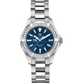 click to view MIT Women's TAG Heuer 35mm Steel Aquaracer with Blue Dial - Image 2