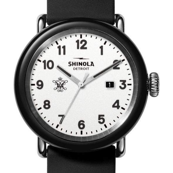 College of William & Mary Shinola Watch, The Detrola 43mm White Dial at M.LaHart & Co.