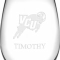 VCU Stemless Wine Glasses Made in the USA - Set of 4 - Image 3