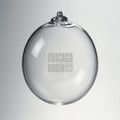 Chicago Booth Glass Ornament by Simon Pearce - Image 1