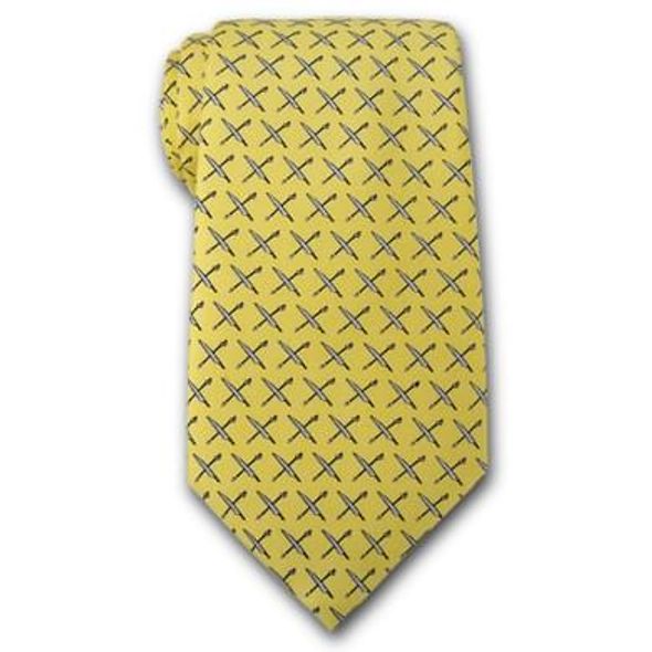 USNI Vineyard Vines Tie in Yellow - Image 1