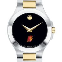 USC Women's Movado Collection Two-Tone Watch with Black Dial