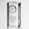 HBS Tall Glass Desk Clock by Simon Pearce - Image 1