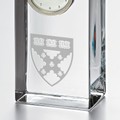 HBS Tall Glass Desk Clock by Simon Pearce - Image 2