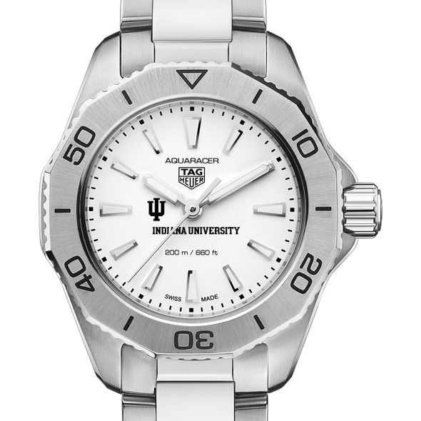Indiana Women's TAG Heuer Steel Aquaracer with Silver Dial - Image 1