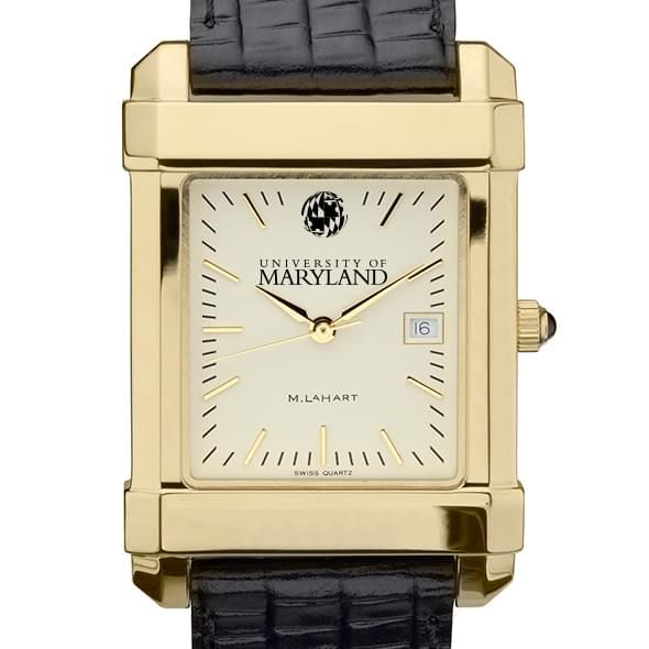 Maryland Men's Gold Quad with Leather Strap - Image 1