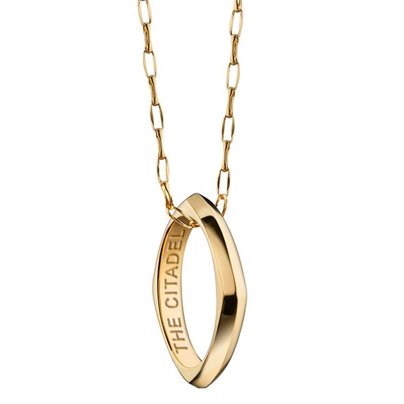 Citadel Monica Rich Kosann Poesy Ring Necklace in Gold - Image 1