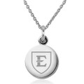 East Tennessee State University Necklace with Charm in Sterling Silver - Image 1