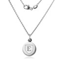 East Tennessee State University Necklace with Charm in Sterling Silver - Image 2