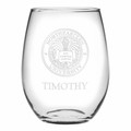Northeastern Stemless Wine Glasses Made in the USA - Set of 2 - Image 1