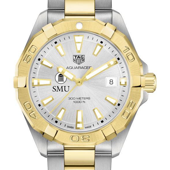 Southern Methodist University Men's TAG Heuer Two-Tone Aquaracer