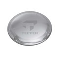 Tepper Glass Dome Paperweight by Simon Pearce - Image 1