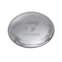 Tepper Glass Dome Paperweight by Simon Pearce
