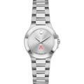 University of Arizona Women's Movado Collection Stainless Steel Watch with Silver Dial - Image 2