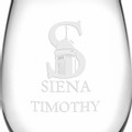Siena Stemless Wine Glasses Made in the USA - Set of 2 - Image 3