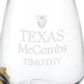 Texas McCombs Stemless Wine Glasses - Set of 2 - Image 3
