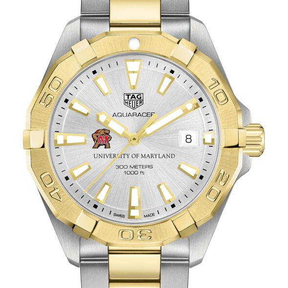University of Maryland Men's TAG Heuer Two-Tone Aquaracer