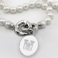 College of Charleston Pearl Necklace with Sterling Silver Charm - Image 2
