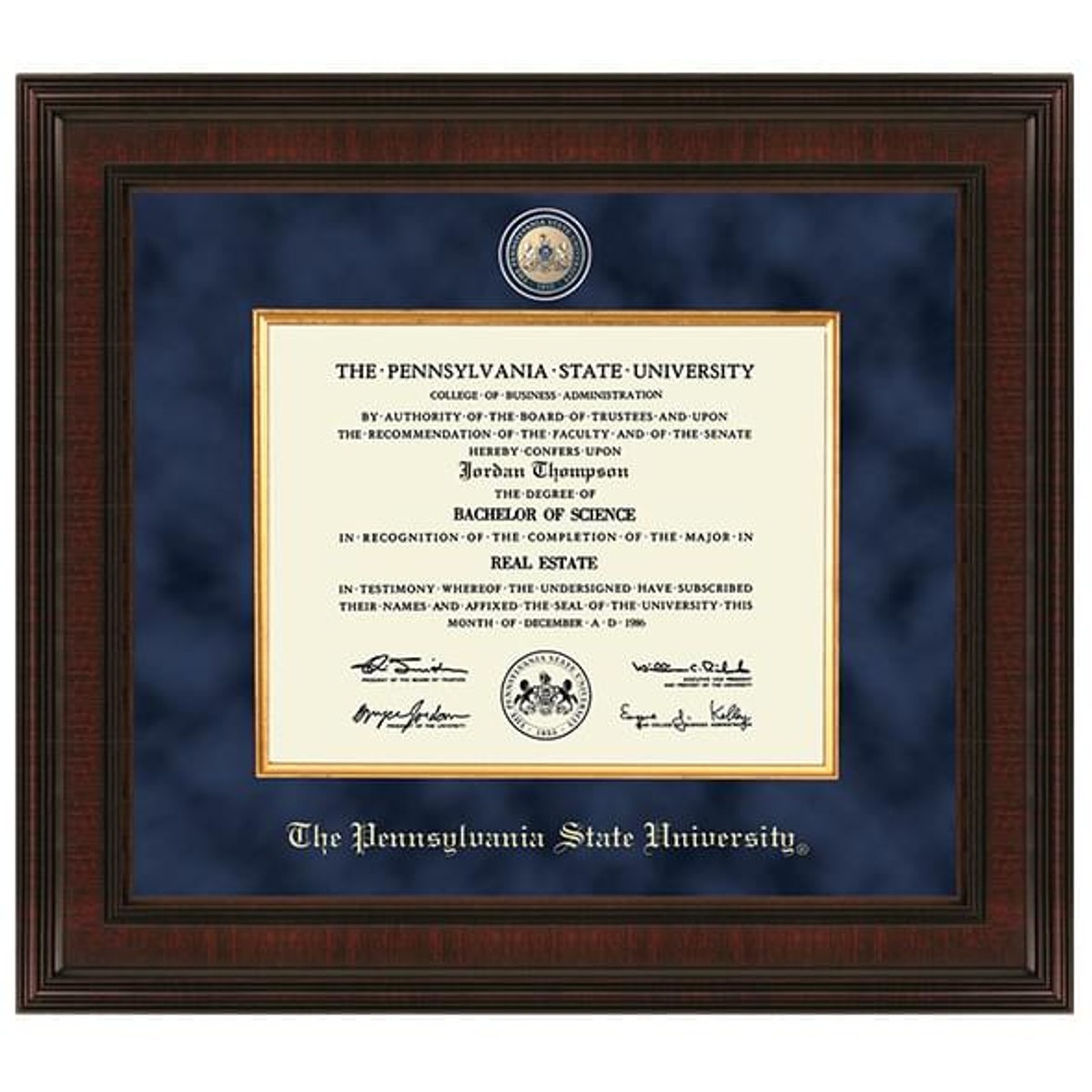 Penn State Diploma Frame - Excelsior | Graduation Gift