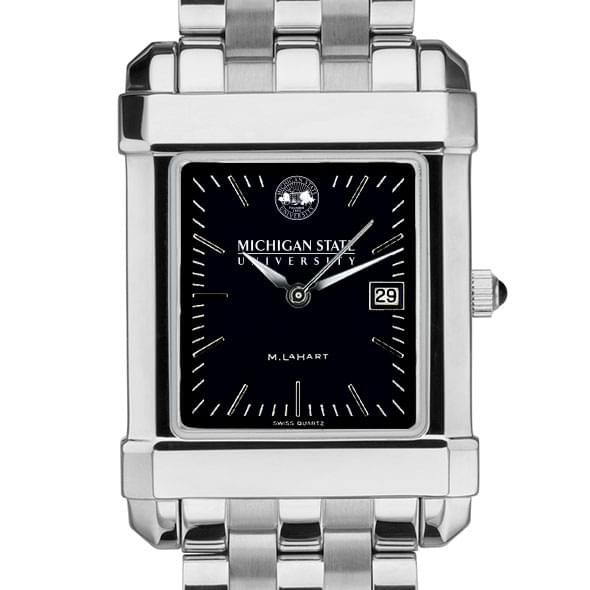 Michigan State Men's Black Quad with Bracelet