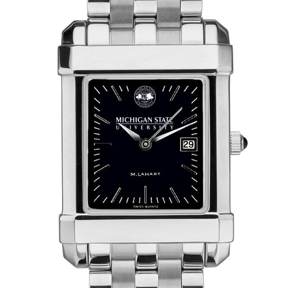 Michigan State Men's Black Quad with Bracelet