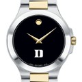 Duke Men's Movado Collection Two-Tone Watch with Black Dial - Image 1