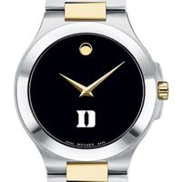 Duke Men's Movado Collection Two-Tone Watch with Black Dial