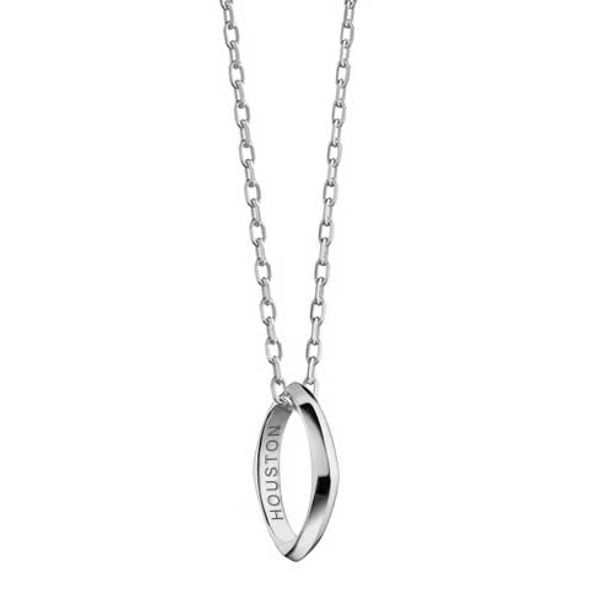 Houston Monica Rich Kosann Poesy Ring Necklace in Silver - Image 1