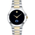 Penn State Men's Movado Collection Two-Tone Watch with Black Dial - Image 2
